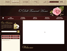Tablet Screenshot of odellfuneralhome.com
